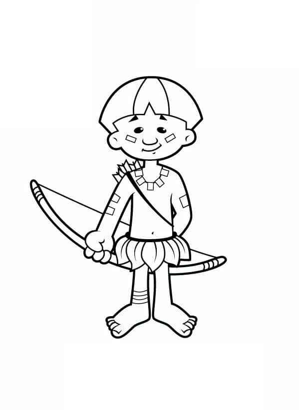 Indigen Ausmalbilder 981