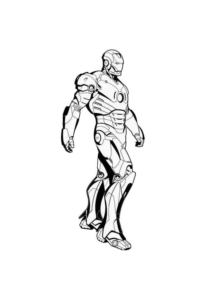 Iron Man Ausmalbilder 073