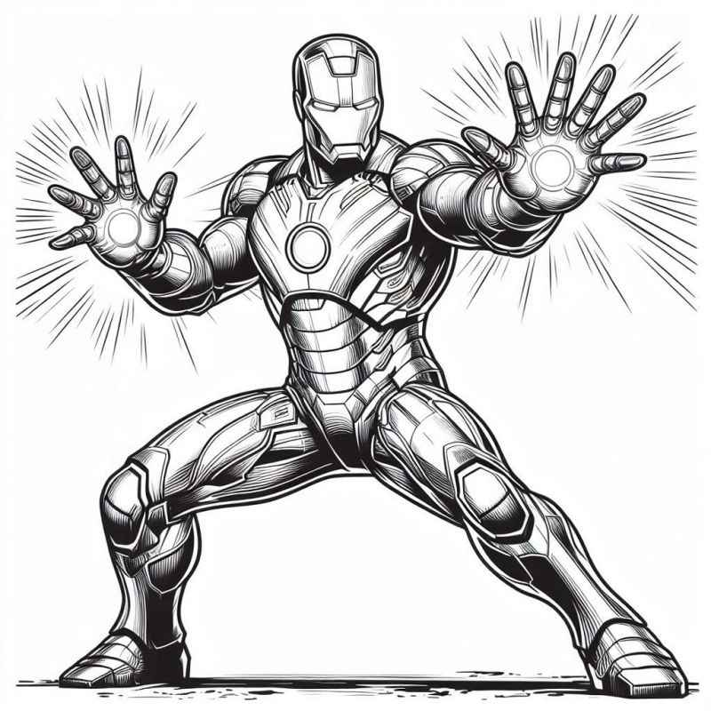 Iron Man Ausmalbilder 170
