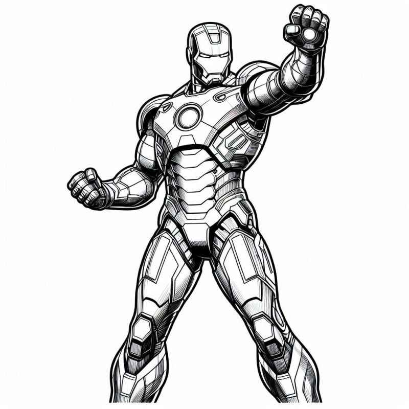 Iron Man Ausmalbilder 214