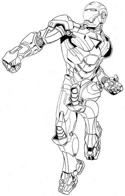 Iron Man Ausmalbilder 231