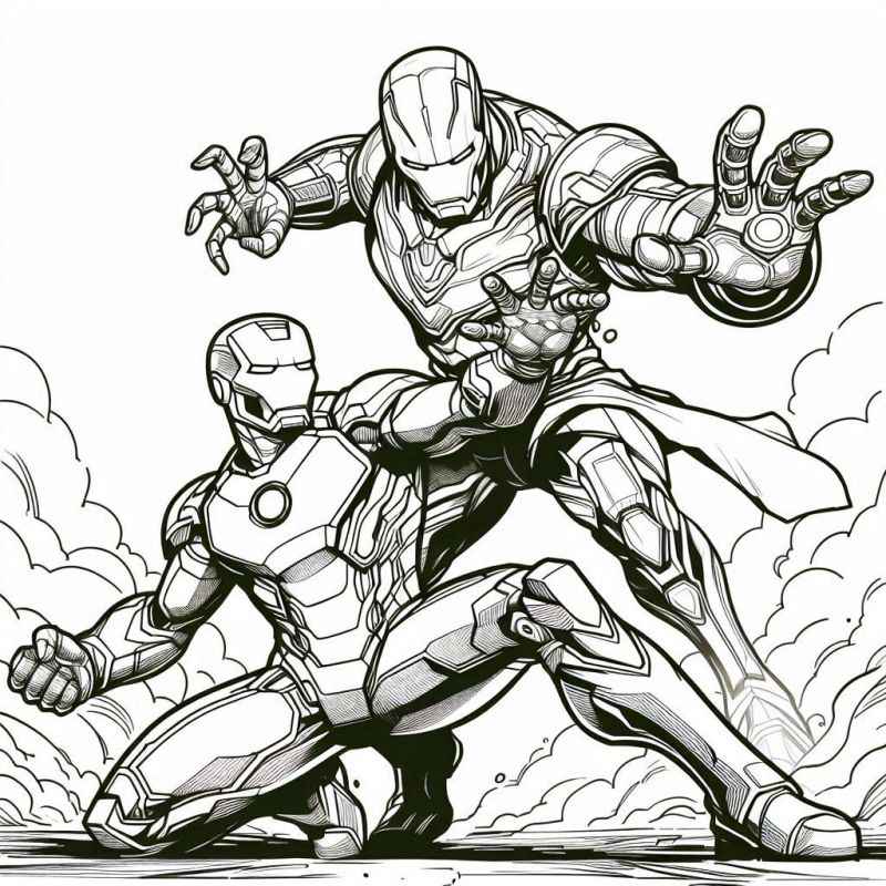 Iron Man Ausmalbilder 302