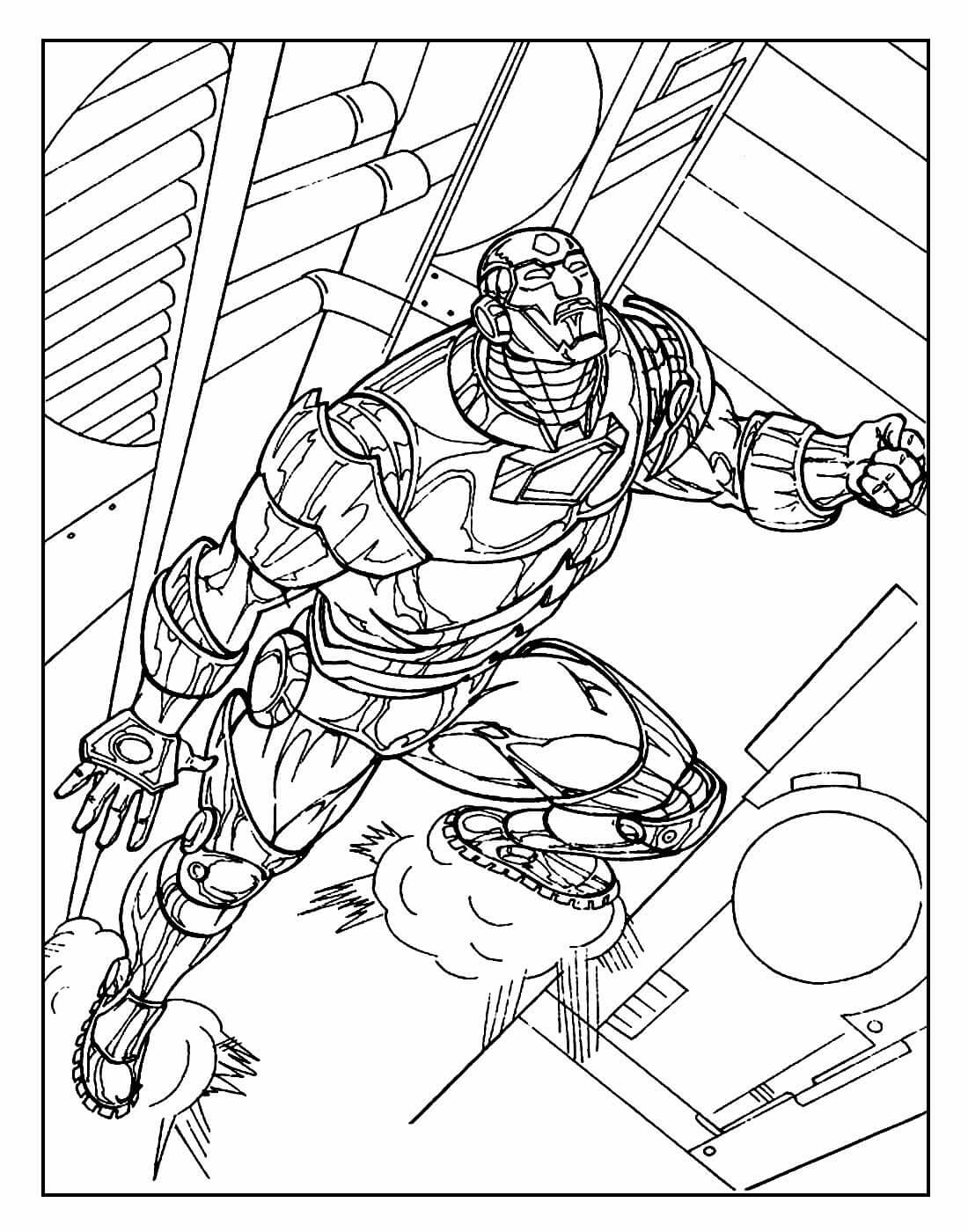 Iron Man Ausmalbilder 446