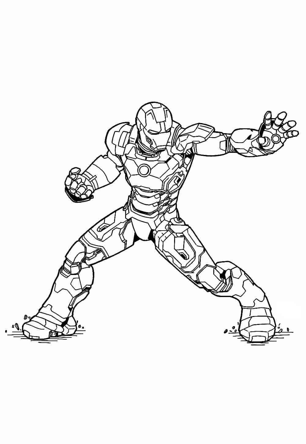 Iron Man Ausmalbilder 562