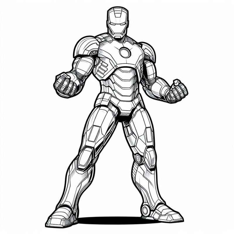 Iron Man Ausmalbilder 581