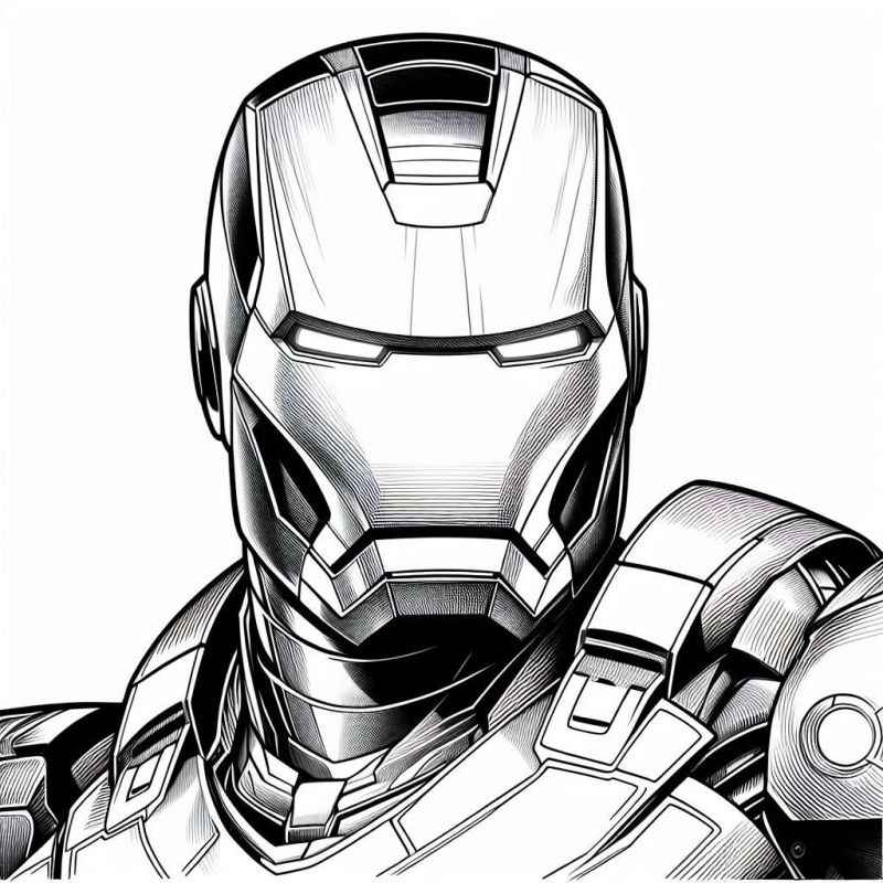 Iron Man Ausmalbilder 699