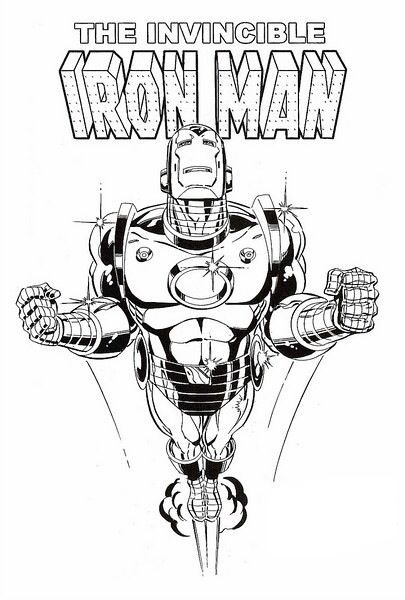 Iron Man Ausmalbilder 847