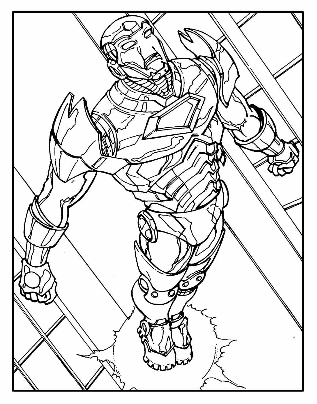 Iron Man Ausmalbilder 849