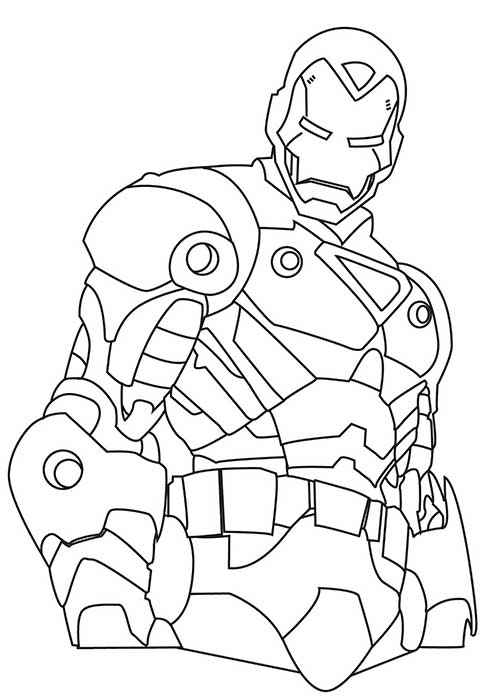 Iron Man Ausmalbilder 888