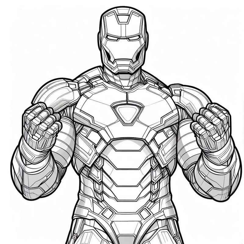 Iron Man Ausmalbilder 904