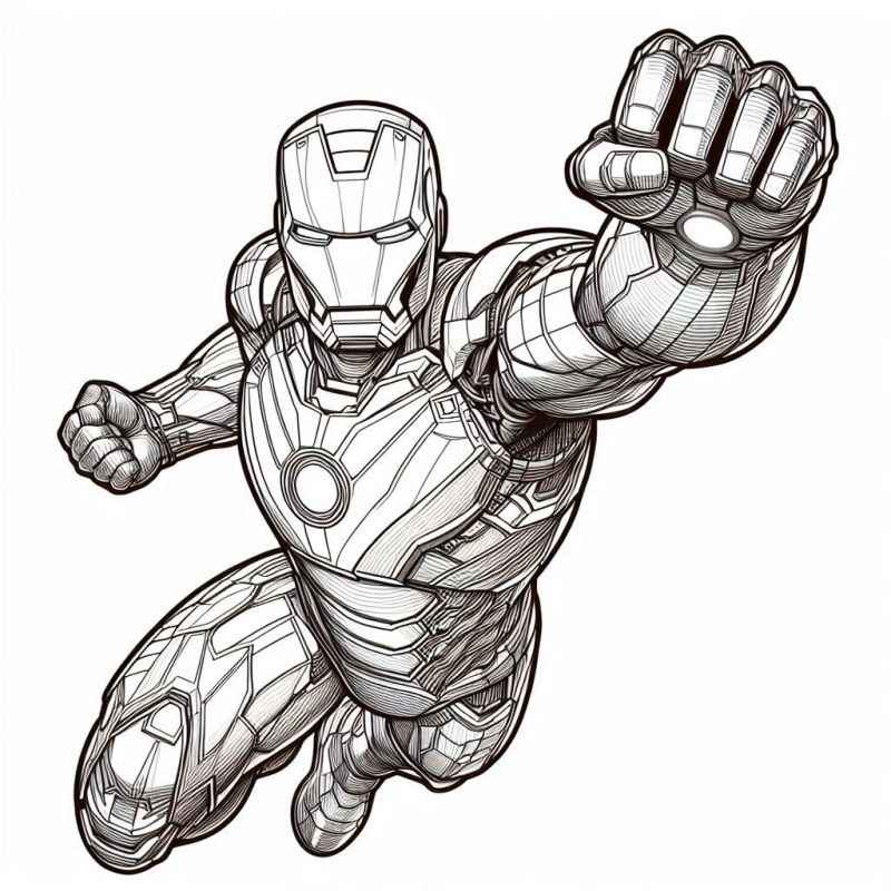 Iron Man Ausmalbilder 952