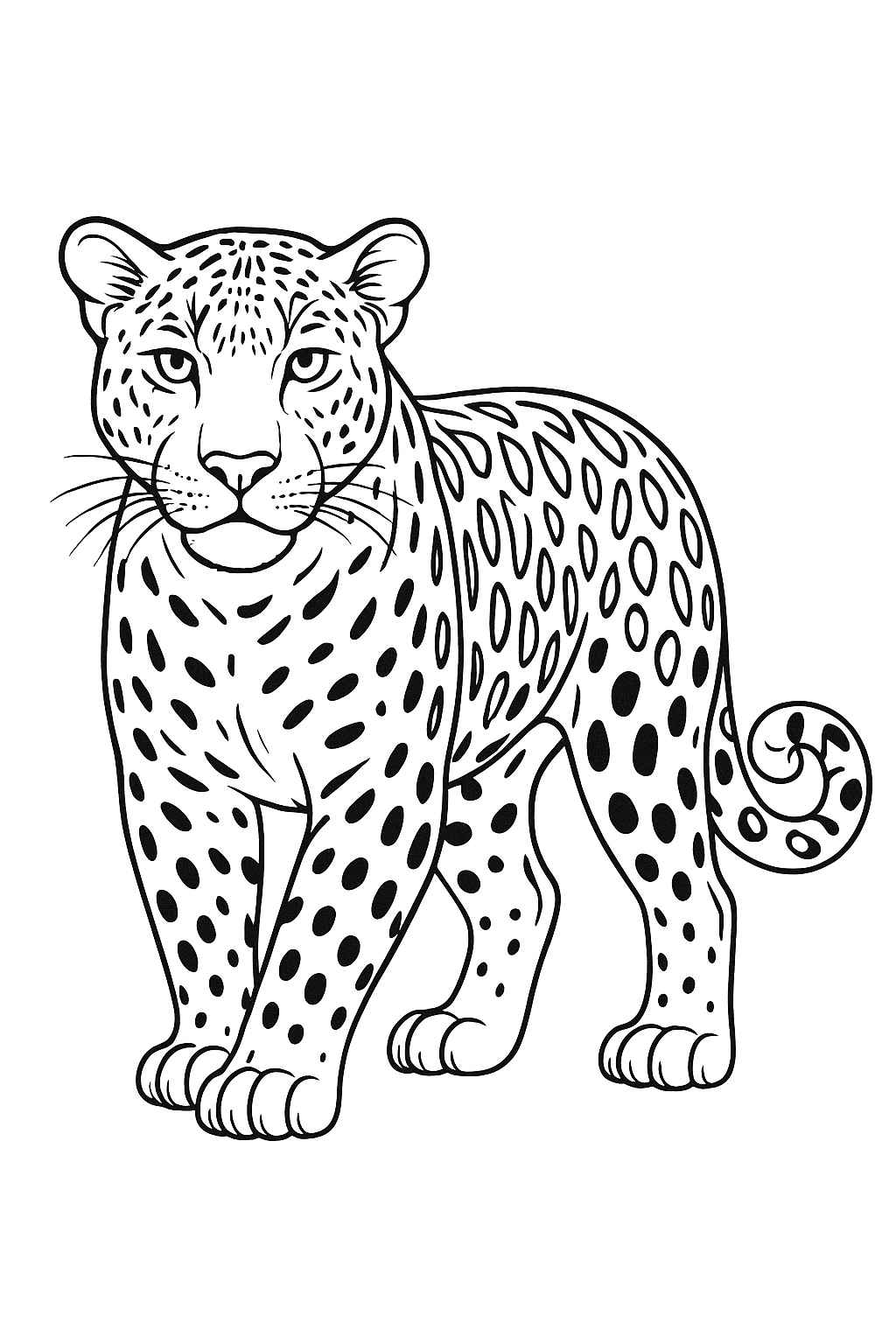 Jaguar Ausmalbilder 105