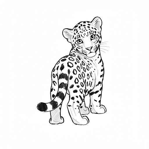 Jaguar Ausmalbilder 191