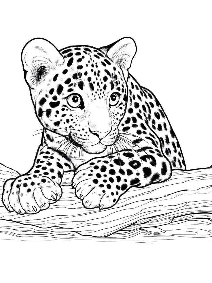 Jaguar Ausmalbilder 358