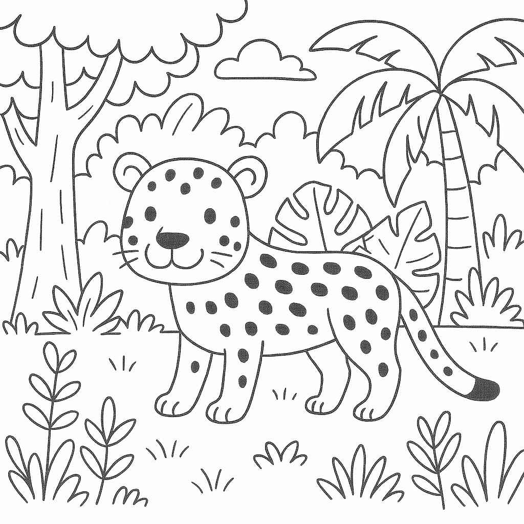 Jaguar Ausmalbilder 934