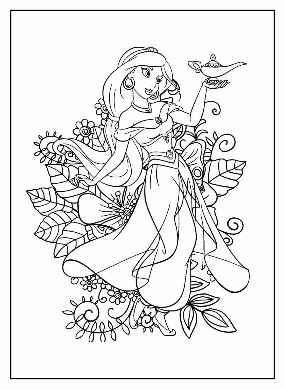 Jasmin Ausmalbilder 047