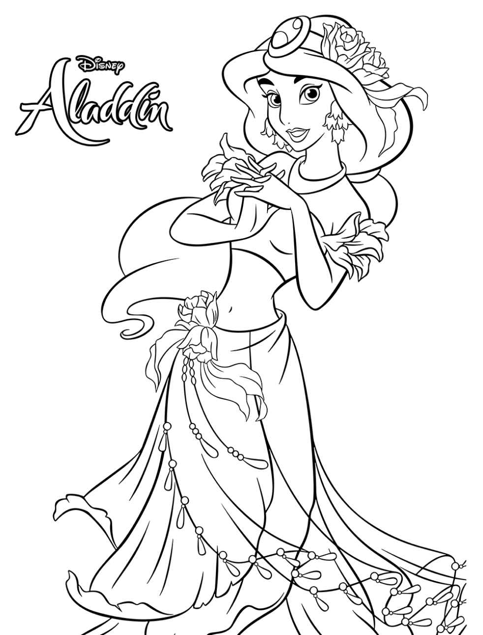 Jasmin Ausmalbilder 115