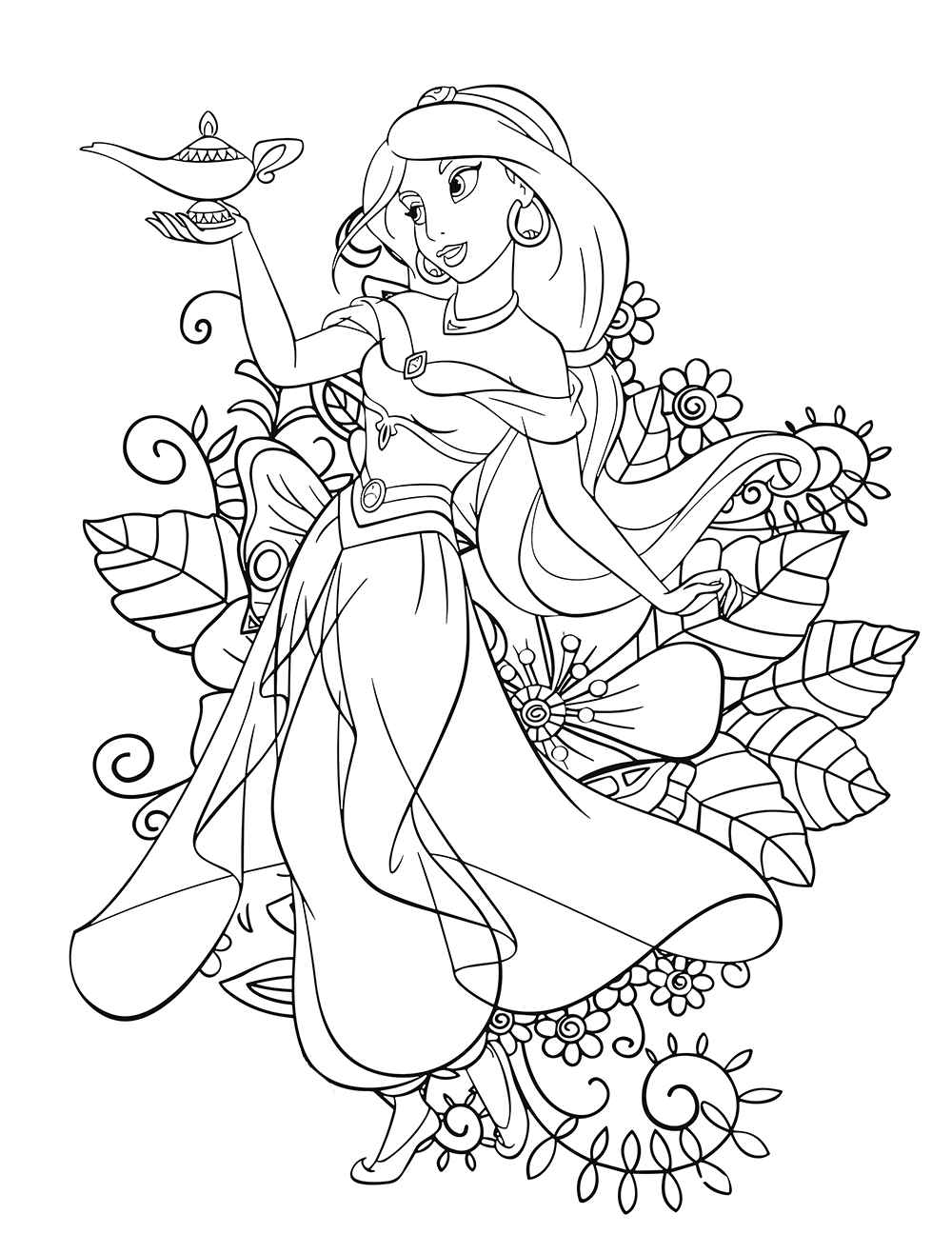 Jasmin Ausmalbilder 753