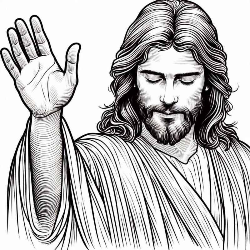 Jesus Ausmalbilder 164