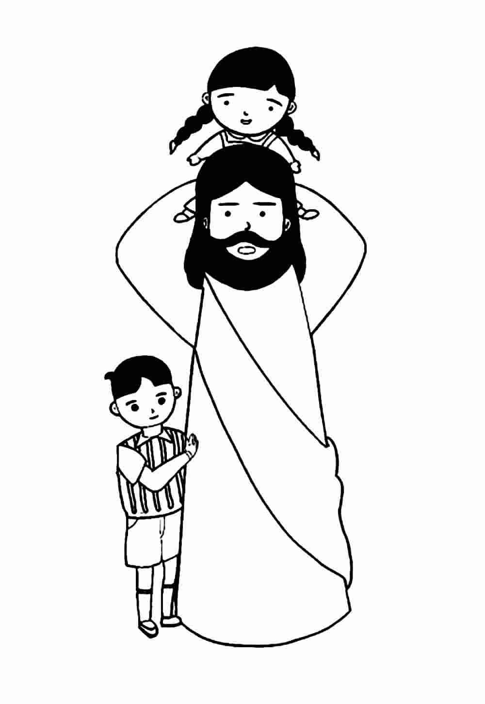 Jesus Ausmalbilder 493