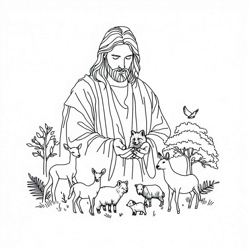 Jesus Ausmalbilder 521