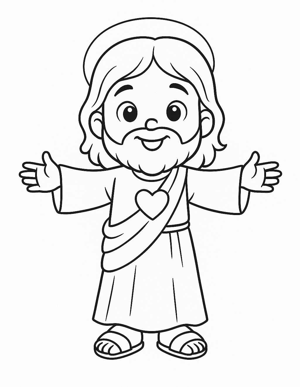 Jesus Ausmalbilder 538