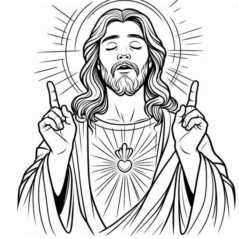 Jesus Ausmalbilder 582