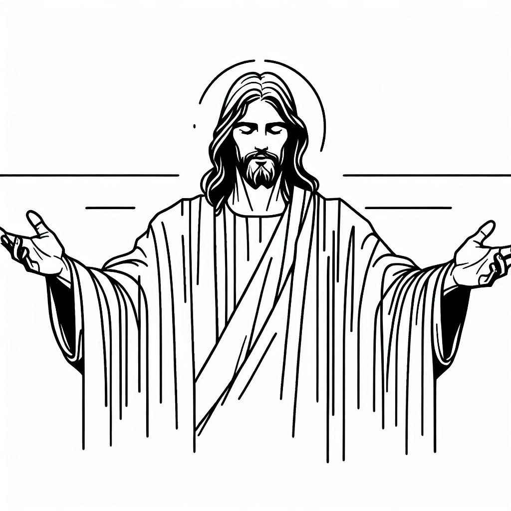 Jesus Ausmalbilder 587