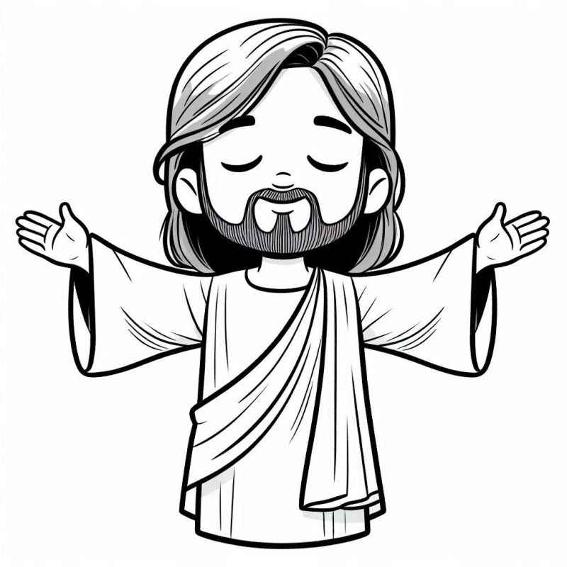 Jesus Ausmalbilder 606