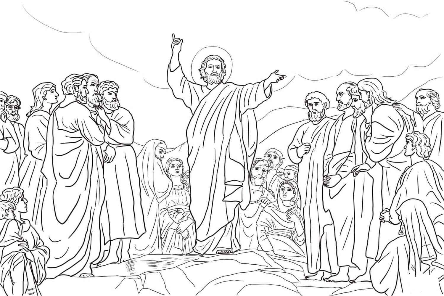 Jesus Ausmalbilder 698