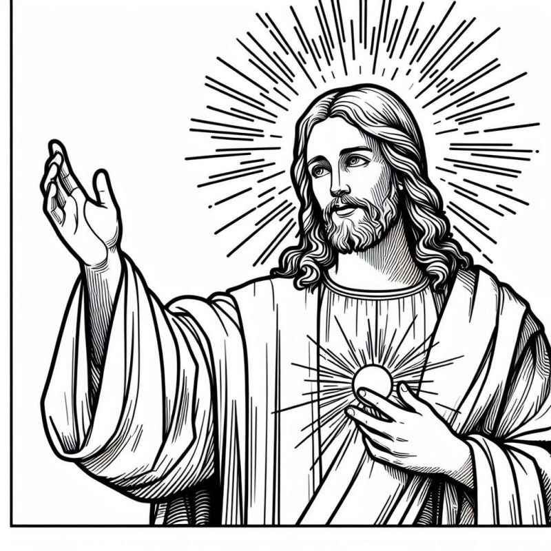 Jesus Ausmalbilder 748