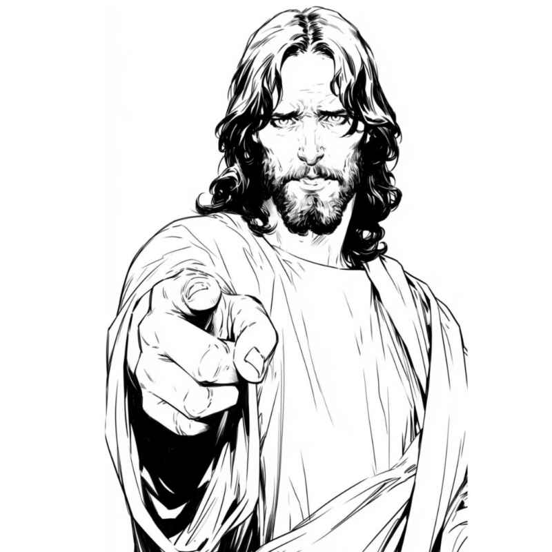 Jesus Ausmalbilder 813