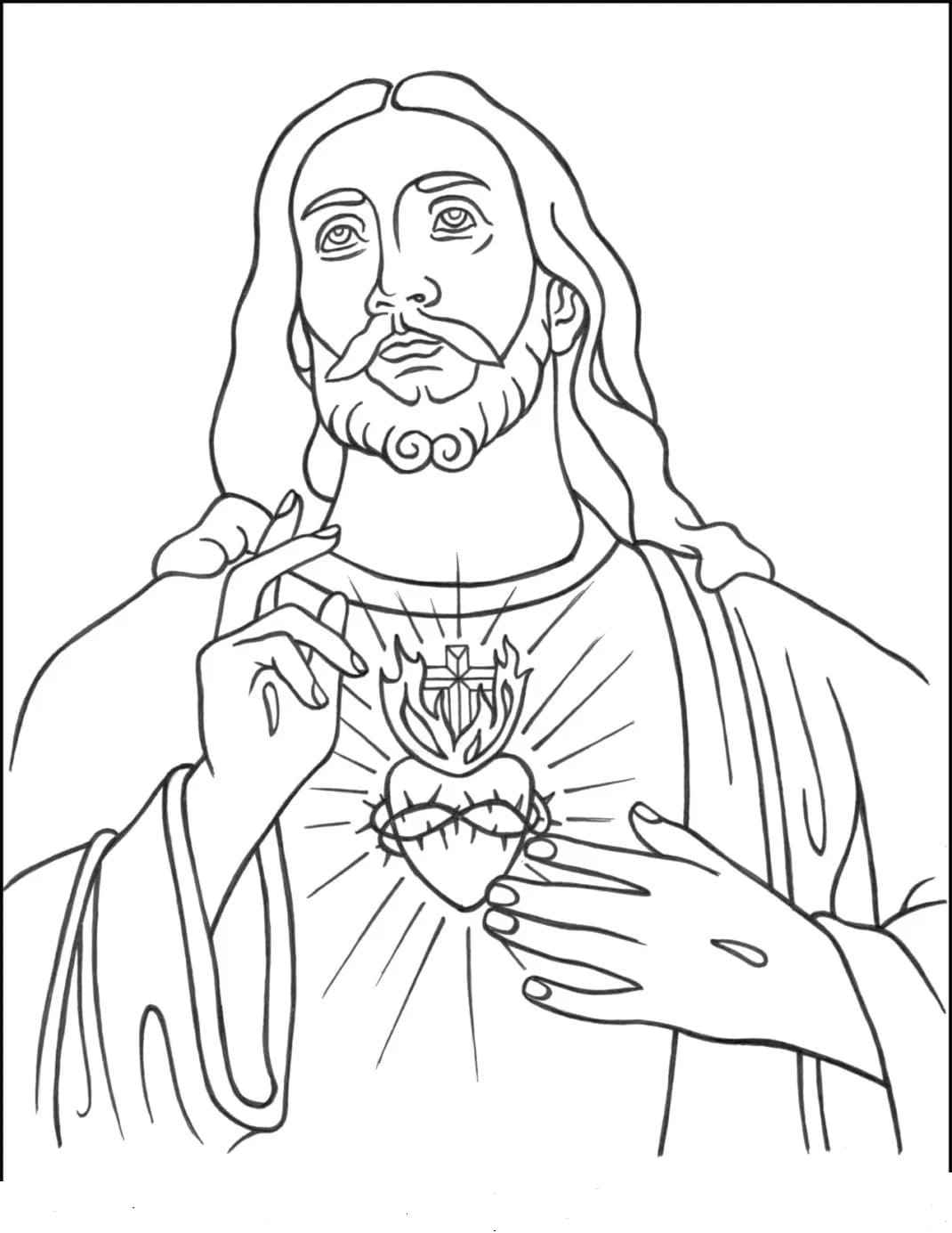 Jesus Ausmalbilder 899