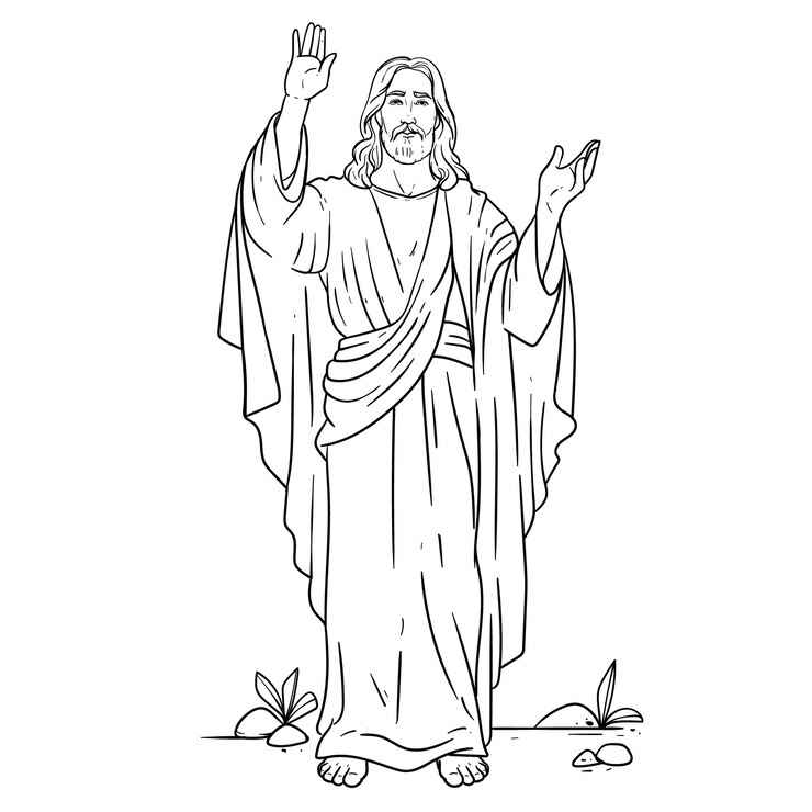 Jesus Ausmalbilder 947