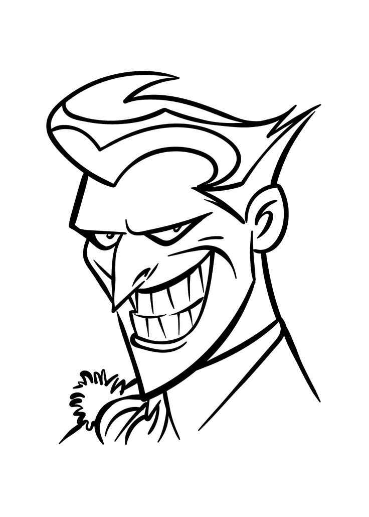 Joker Ausmalbilder 001