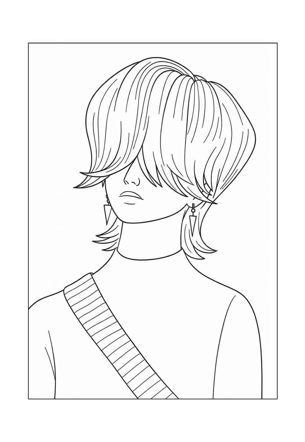 Jungen aus Saja Ausmalbilder 058