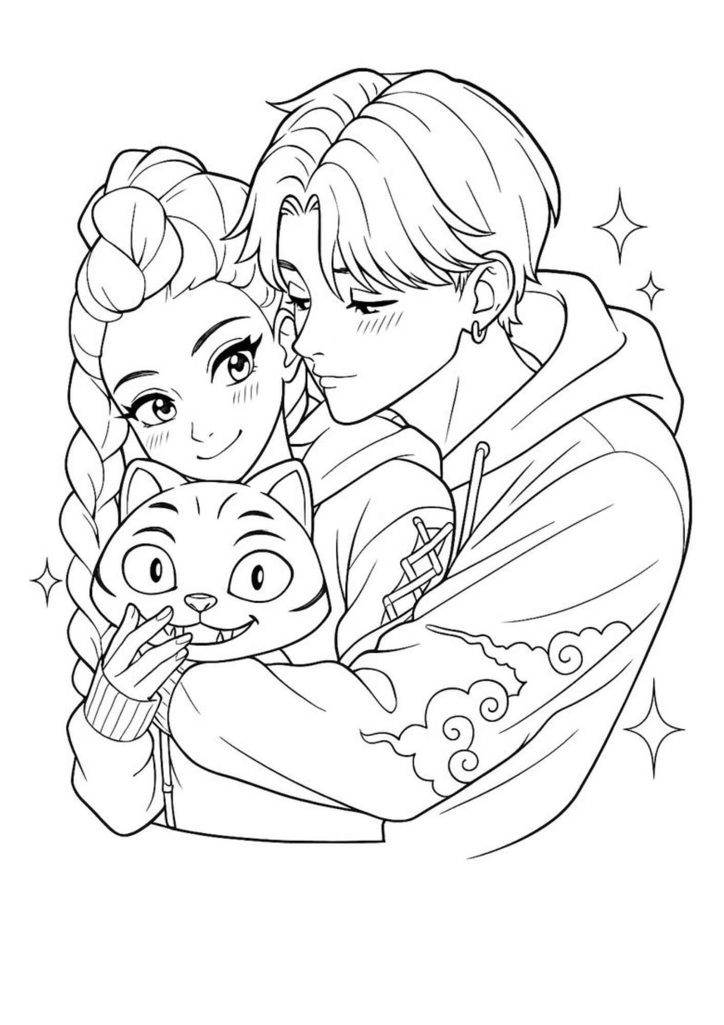 Jungen aus Saja Ausmalbilder 068