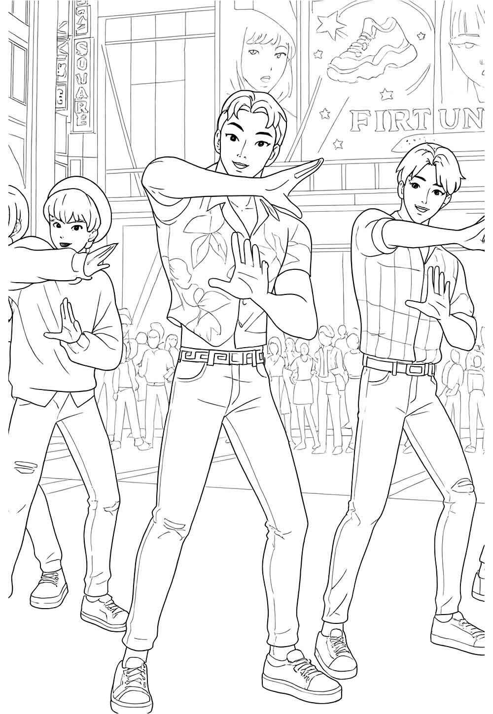 Jungen aus Saja Ausmalbilder 077