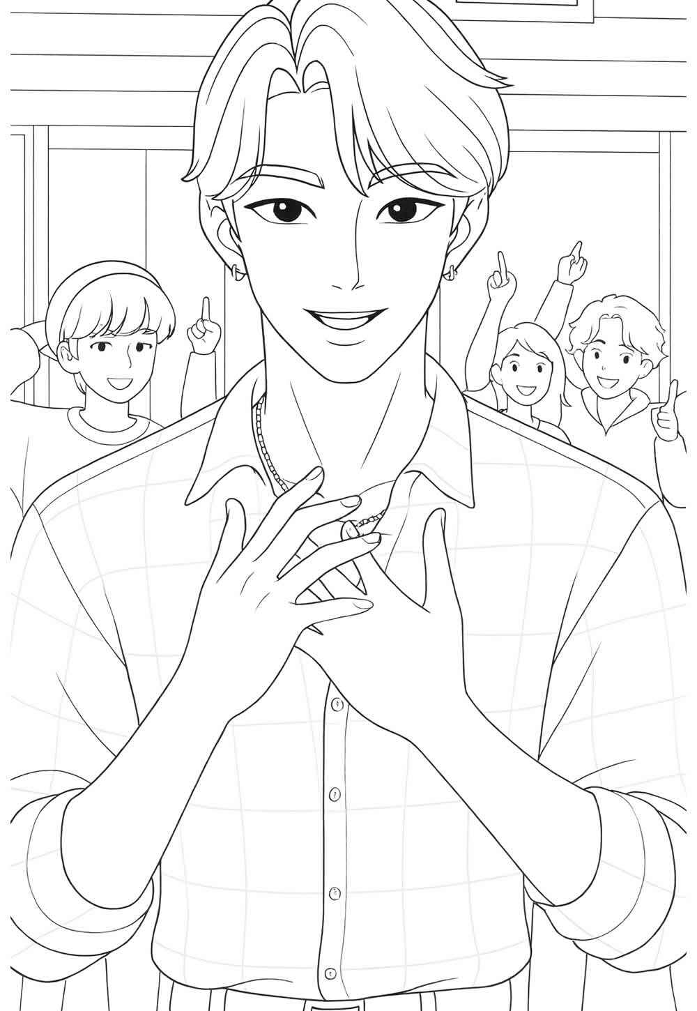 Jungen aus Saja Ausmalbilder 111