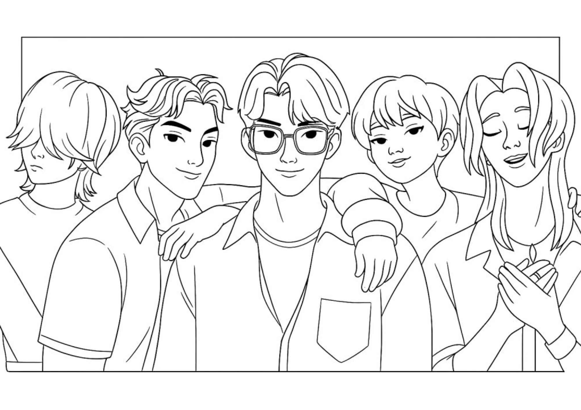 Jungen aus Saja Ausmalbilder 146