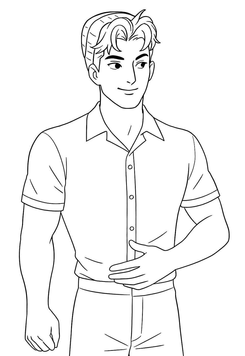 Jungen aus Saja Ausmalbilder 151