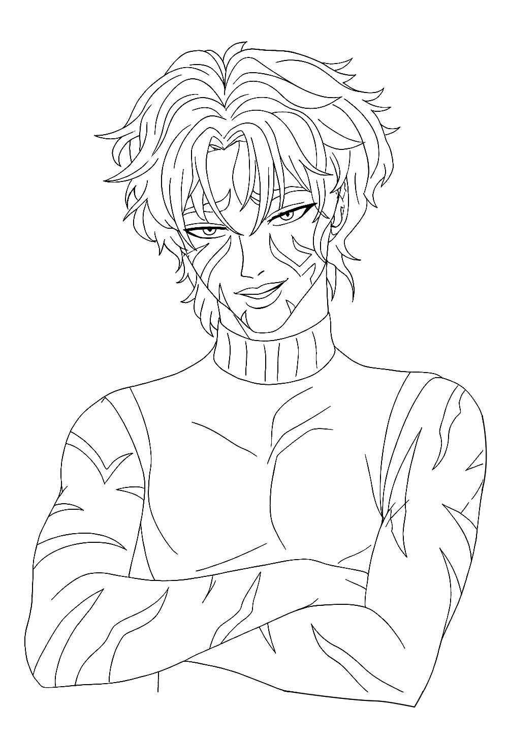 Jungen aus Saja Ausmalbilder 169