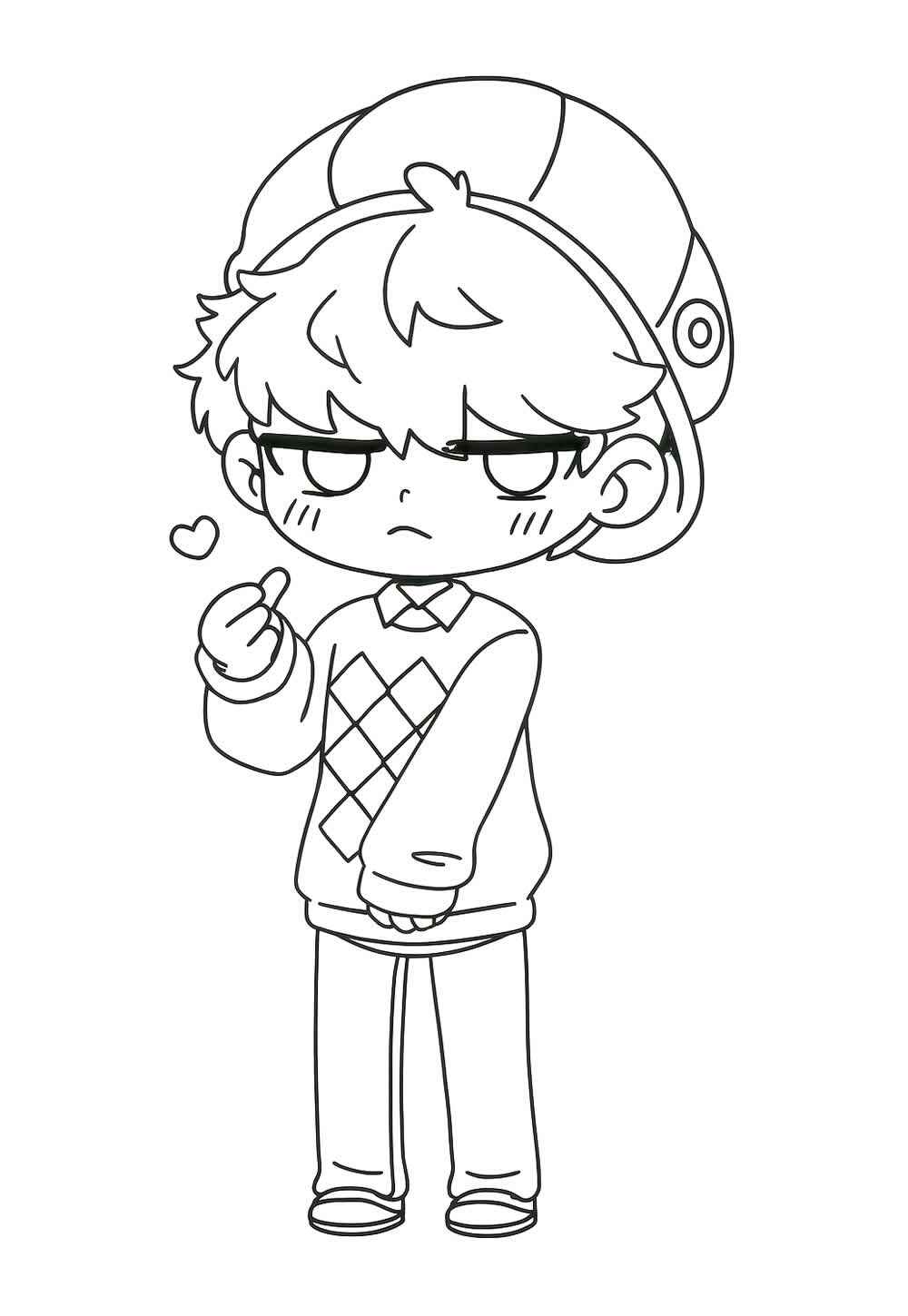 Jungen aus Saja Ausmalbilder 248