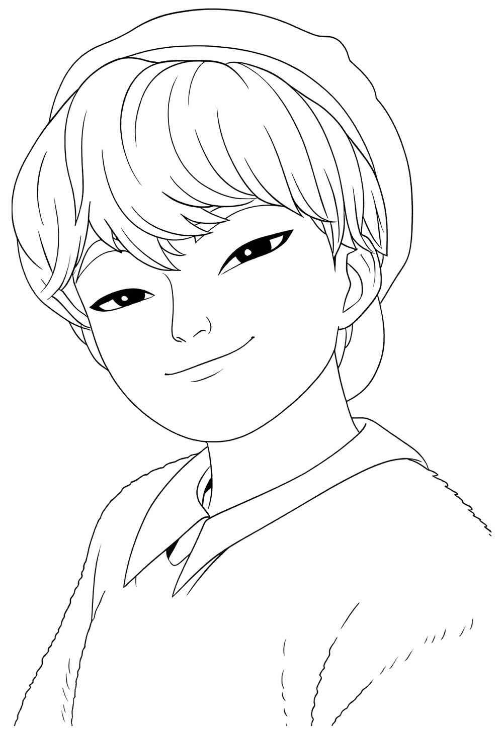 Jungen aus Saja Ausmalbilder 323