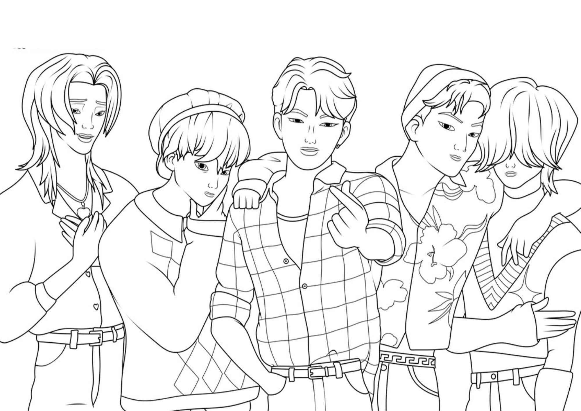 Jungen aus Saja Ausmalbilder 364