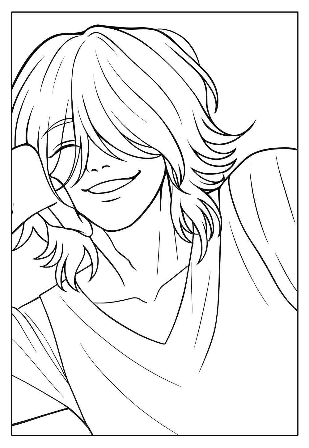 Jungen aus Saja Ausmalbilder 450