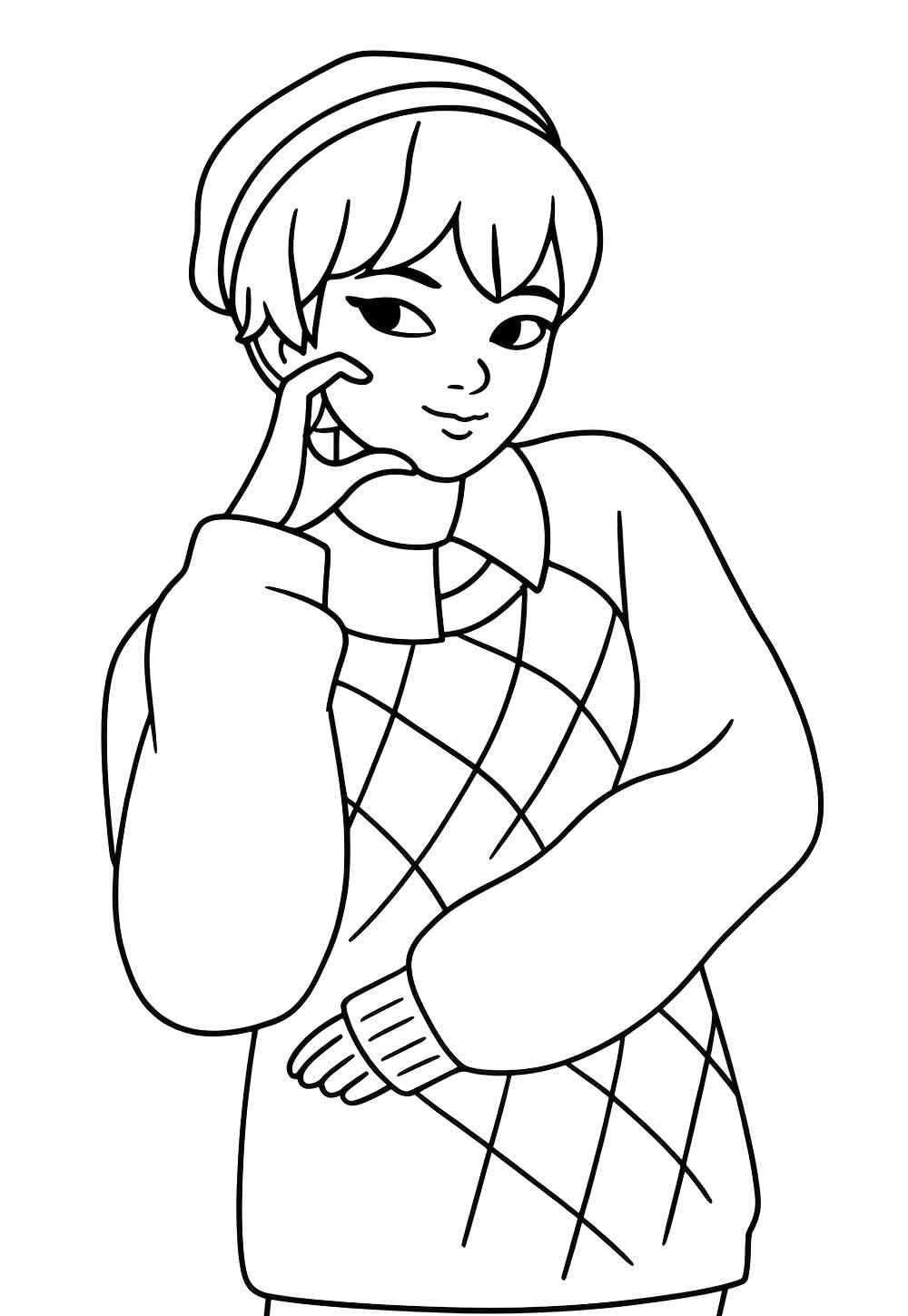 Jungen aus Saja Ausmalbilder 471