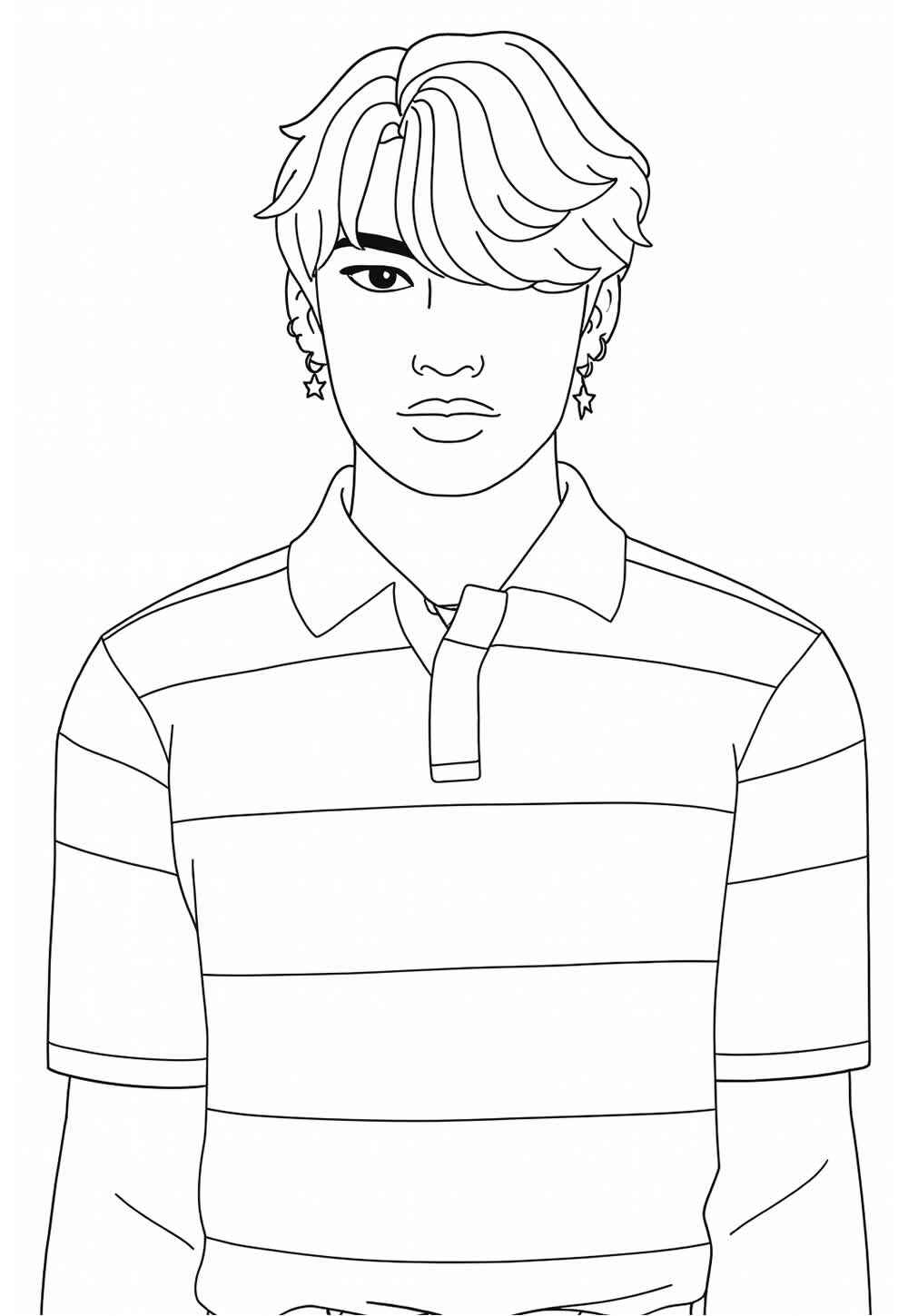 Jungen aus Saja Ausmalbilder 550