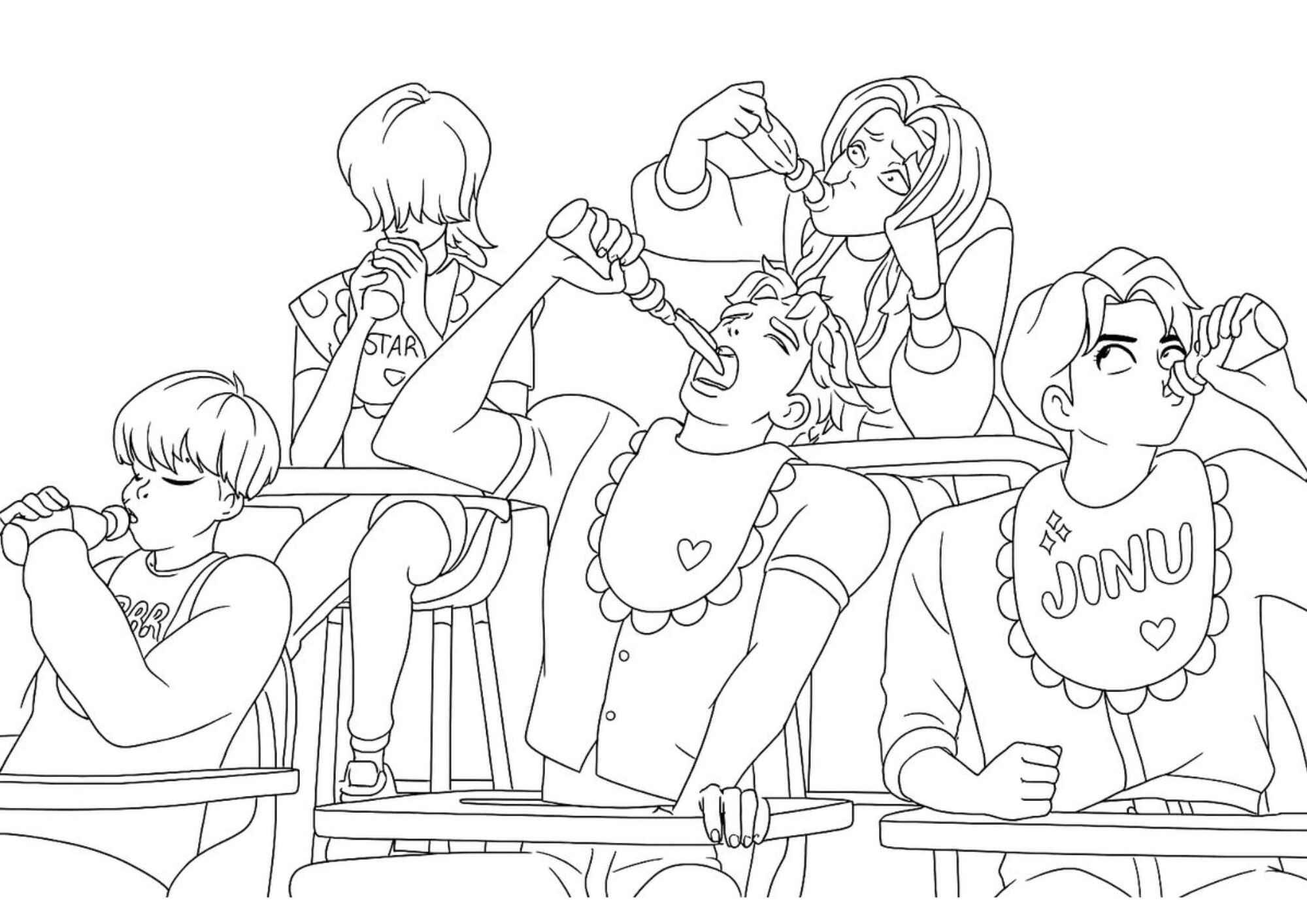 Jungen aus Saja Ausmalbilder 620