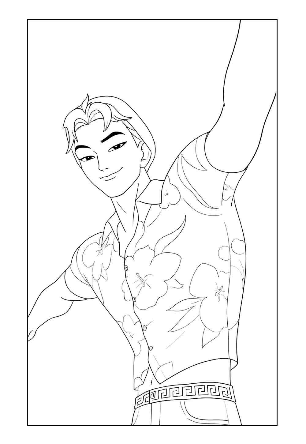 Jungen aus Saja Ausmalbilder 691